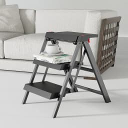 Thickened Two-step Straight Ladder Household Folding Ladder Stool Outdoor Car Washing Ladder Indoor Kitchen A-frame