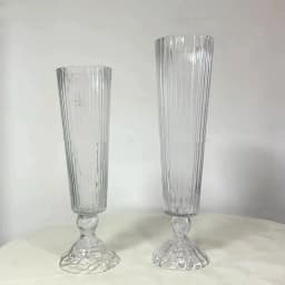 4pcs-10pcs 70cm tall crystal table Standing glass Candle Holders Wedding Tall clear crystal Candelabra Centerpieces