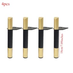 4pcs Light Luxury Metal Thickened Bathroom Cabinet TV Cabinet Table Edge Support Legs Sofa Feet Hardware Feet Tea Table Feet