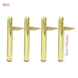 4pcs Light Luxury Metal Thickened Bathroom Cabinet TV Cabinet Table Edge Support Legs Sofa Feet Hardware Feet Tea Table Feet