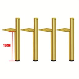 4pcs Light Luxury Metal Thickened Bathroom Cabinet TV Cabinet Table Edge Support Legs Sofa Feet Hardware Feet Tea Table Feet
