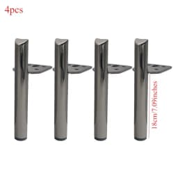 4pcs Light Luxury Metal Thickened Bathroom Cabinet TV Cabinet Table Edge Support Legs Sofa Feet Hardware Feet Tea Table Feet