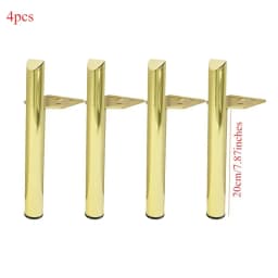 4pcs Light Luxury Metal Thickened Bathroom Cabinet TV Cabinet Table Edge Support Legs Sofa Feet Hardware Feet Tea Table Feet