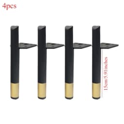 4pcs Light Luxury Metal Thickened Bathroom Cabinet TV Cabinet Table Edge Support Legs Sofa Feet Hardware Feet Tea Table Feet