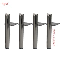 4pcs Light Luxury Metal Thickened Bathroom Cabinet TV Cabinet Table Edge Support Legs Sofa Feet Hardware Feet Tea Table Feet
