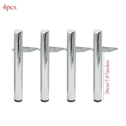 4pcs Light Luxury Metal Thickened Bathroom Cabinet TV Cabinet Table Edge Support Legs Sofa Feet Hardware Feet Tea Table Feet