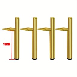 4pcs Light Luxury Metal Thickened Bathroom Cabinet TV Cabinet Table Edge Support Legs Sofa Feet Hardware Feet Tea Table Feet