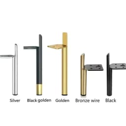 4pcs Light Luxury Metal Thickened Bathroom Cabinet TV Cabinet Table Edge Support Legs Sofa Feet Hardware Feet Tea Table Feet