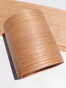 Natural red oak veneer Handmade Veneer Solid Wood veneer panel Decoration Wooden Door furniture Speaker veneer16x250cm T0.2mm