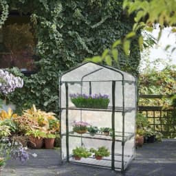 Transparent PVC Greenhouse Cover Garden Plant Warmer Insulated Rainproof Frost Protection Shed Sunroom Cover