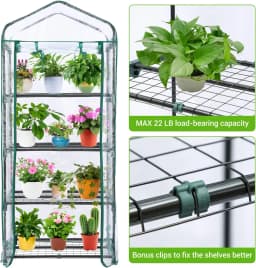 Transparent PVC Greenhouse Cover Garden Plant Warmer Insulated Rainproof Frost Protection Shed Sunroom Cover