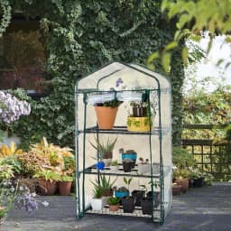Transparent PVC Greenhouse Cover Garden Plant Warmer Insulated Rainproof Frost Protection Shed Sunroom Cover