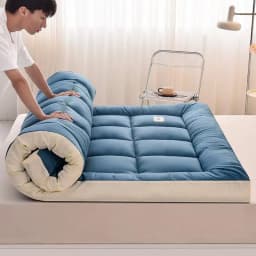 NewestFoldable Lightweight Portable Sleeping Pad/Tatami Mat Japanese Futon Mattress Soft Fabric,Easy Storage & Travel Mattress