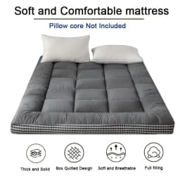 NewestFoldable Lightweight Portable Sleeping Pad/Tatami Mat Japanese Futon Mattress Soft Fabric,Easy Storage & Travel Mattress