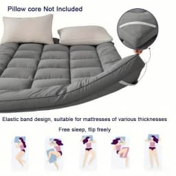 NewestFoldable Lightweight Portable Sleeping Pad/Tatami Mat Japanese Futon Mattress Soft Fabric,Easy Storage & Travel Mattress