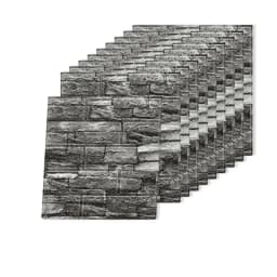 10pcs 3D Sticker Self-Adhesive Wallpaper Anti-Household Wall Impact Decorative Sticker Furniture Accessories