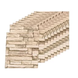 10pcs 3D Sticker Self-Adhesive Wallpaper Anti-Household Wall Impact Decorative Sticker Furniture Accessories