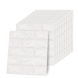 10pcs 3D Sticker Self-Adhesive Wallpaper Anti-Household Wall Impact Decorative Sticker Furniture Accessories