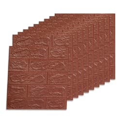10pcs 3D Sticker Self-Adhesive Wallpaper Anti-Household Wall Impact Decorative Sticker Furniture Accessories
