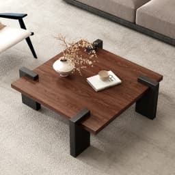 Wooden Rectangular Coffee Table Dinning Occasional Nordic Coffee Table Luxury Abstract Center Mesinha Para Sala Modern Furniture