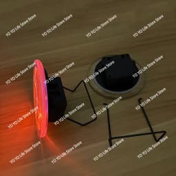 Flash Disk 6-inch Blue Tricolor Lightning Disk Red Green Pink Magic Disk Touch Current Lamp Plas-ma Plate