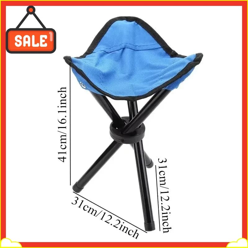 Hot-selling small outdoor folding tripod stool, multifunctional for fishing, camping, and as a portable park seat stool