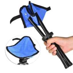 Hot-selling small outdoor folding tripod stool, multifunctional for fishing, camping, and as a portable park seat stool