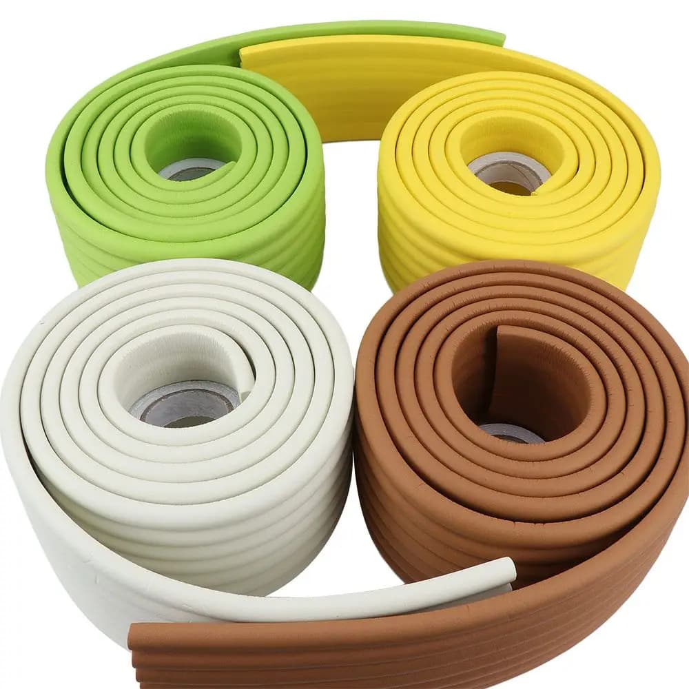 16 Colors Home Collision Cushion Children Protection Foam Bumper Desk Corner Protector Safety Guard Strip Table Edge