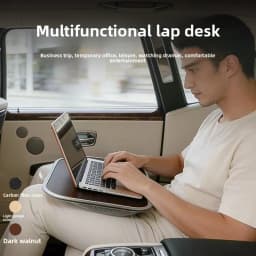 Multifunctional Portable Small Table Board Lap Computer Desk Tablet Computer Bed Desk with Handle Free Stopper Lap Desk Gaming