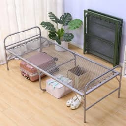 Folding Bed Single Lunch Break Bed Free Installation Rental Room Steel Steel