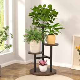 Flower rack indoor living room flower pot rack balcony wrought iron flower rack floor-to-ceiling multi-layer shelf
