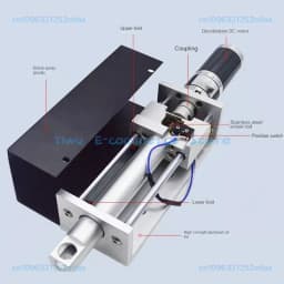 Fixture DC24V 2A Screw Lifting Body CNC Plasma Cutting Machine Accessories Plasma Lifting Device Height Adjuster Stroke ≤100mm