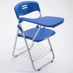 Folding Chair with Table Board, Conference Stool, Teaching and Training with Writing Board, Plastic Steel Frame Integrated