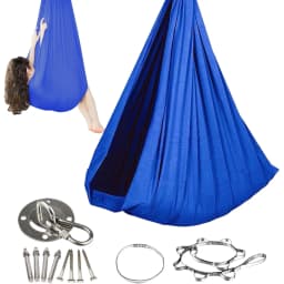 Elastic Swing Hammock Indoor and Outdoor Children's Sensory Hammock Adjustable Swing Hammock Healing & Relaxing Swing