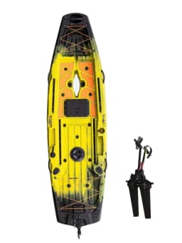 1PC Pedals Detachable Foldable Kayak with Electric Motor New Designed A06024 1 Person Modular Fishing Kayak