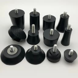 4Pcs Rubber Adjustable Feet Pad With Screw M8 M10 M12 Table Chair Balck Leveling Foot Pad Furniture Leg Anti-shock Protections