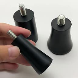 4Pcs Rubber Adjustable Feet Pad With Screw M8 M10 M12 Table Chair Balck Leveling Foot Pad Furniture Leg Anti-shock Protections