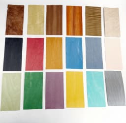 18 Sheets Real Wood Veneer Sheets Dyed Maple Veneer for Crafts Model Making Marquetry Various Wood Types Thin Natural Wood Panel