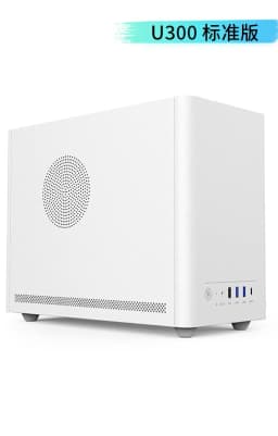 U300 Mini PC Case - for ITX/MATX SFF Desktop Chassis Space-Saving High Airflow USB 3.0 for Office Gaming