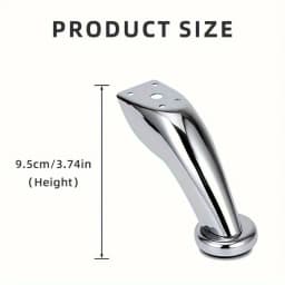 Furniture Base Legs,Suitable for Chairs, Stools, Cabinets, and Sofa Table Cabinet Legs,and Comes with 16 Installation Screws