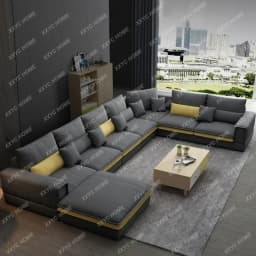 Y1 Cheap Nordic Modern Sofa Design L Shape Fabric Velvet Lounge Sectional Office Recline Sofa Set Furniture Couch Living Room So