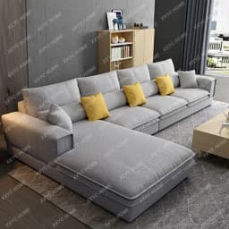 Y1 Cheap Nordic Modern Sofa Design L Shape Fabric Velvet Lounge Sectional Office Recline Sofa Set Furniture Couch Living Room So