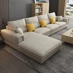 Y1 Cheap Nordic Modern Sofa Design L Shape Fabric Velvet Lounge Sectional Office Recline Sofa Set Furniture Couch Living Room So