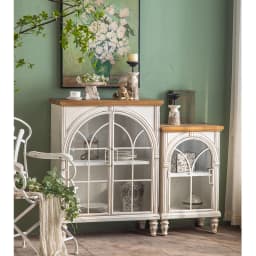 Contemporary European Vintage Kitchen Retro White Metal Storage Cabinet showcase Display Stand Dining Living Room Furniture