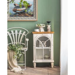 Contemporary European Vintage Kitchen Retro White Metal Storage Cabinet showcase Display Stand Dining Living Room Furniture