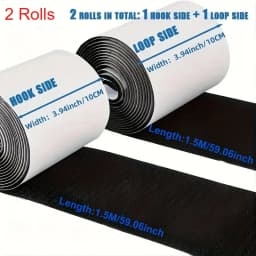 1/2 Rolls Couch Cushion Grip Tape Keep Couch Cushions From Sliding - Non Slip Cushion Pads,Strips with Adhesive for Fabric