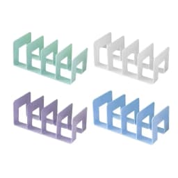 Four Sided Bookshelf Partition Book Clip Rack Book Baffle, Desktop Storage,Fixed Books,Creative Student Office Book Shelf
