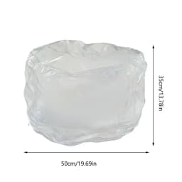 Clear Animal Storage Chair Plush Bean Bag Seat with Waterproof Cover for Kids Bedroom Playroom Nursery Home Decor