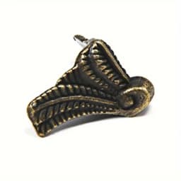 20PCS Antique Box Bracket Antique Corner Protectors Jewelry Box Decorative Leg Corner Bracket Wooden Case Feet Leg 