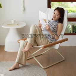 ortable Folding Chairs,Chaise Lounges Ergonomic Armchairs for Living Room Backrest Recliner Chair Furniture Folding Chair